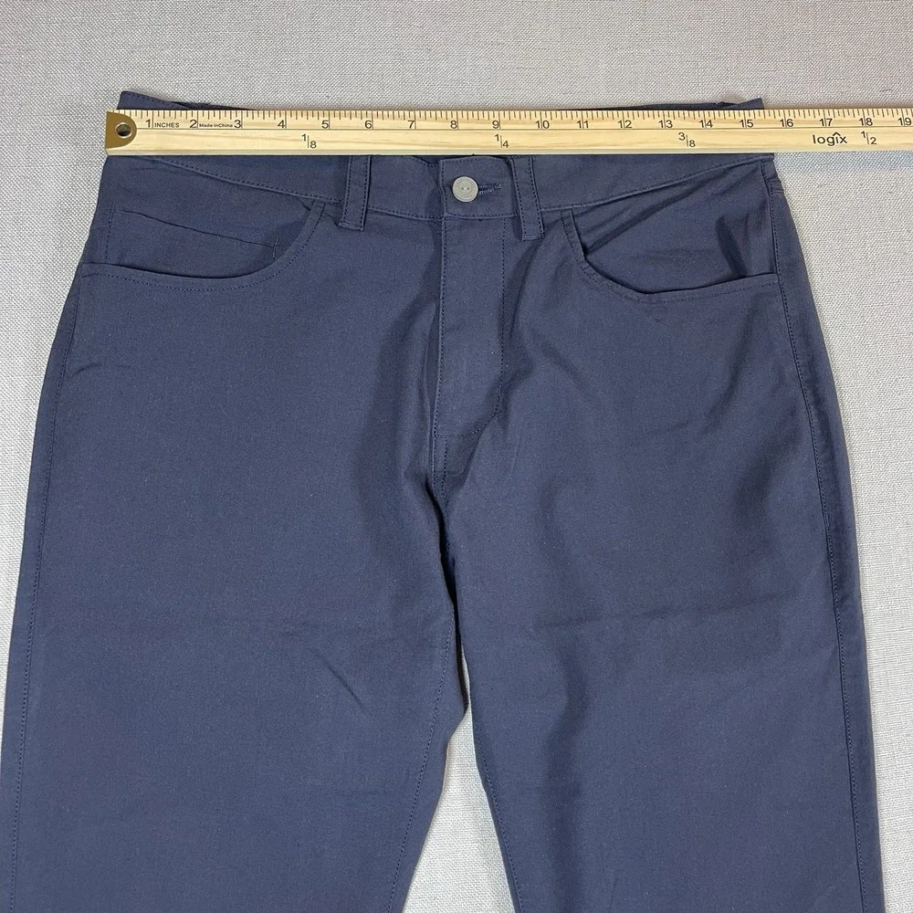 Tasc Tailored Fit Size 30x32 Navy Blue The Motion Pants‎ Bamboo Blend Slim